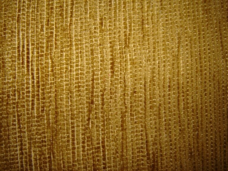 Golden brown chenille fabric